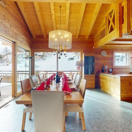 Etoiles des Neiges LUXE&JACUZZI chalet 12 pers Hérémence Exterior foto