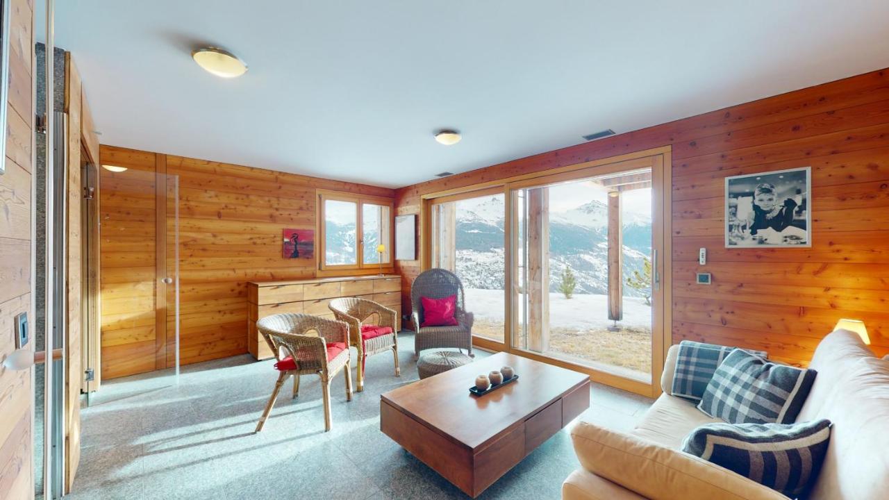 Etoiles des Neiges LUXE&JACUZZI chalet 12 pers Hérémence Exterior foto