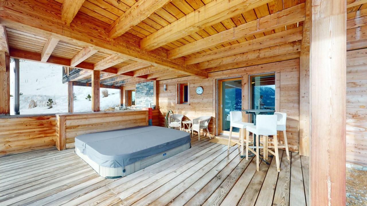 Etoiles des Neiges LUXE&JACUZZI chalet 12 pers Hérémence Exterior foto